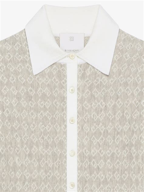 monogram givenchy|Polo in monogram 72 jacquard .